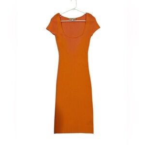 Guess Square Neckline Sweater Dress